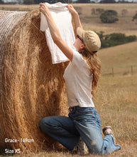 Load image into Gallery viewer, White Fitted Cotton T-Shirt

